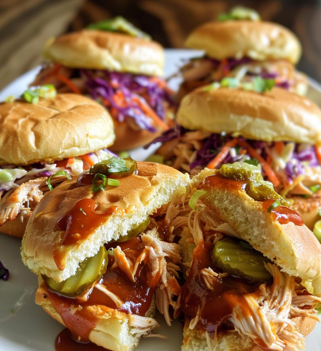 BBQ Chicken Sliders - detail 1