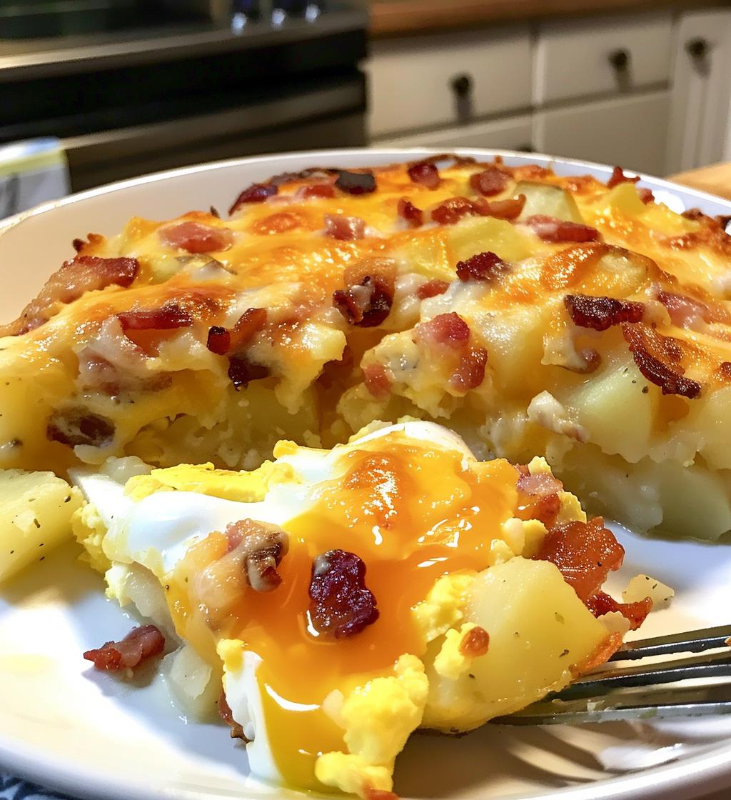 Bacon Egg Potato Bake