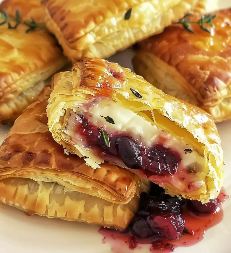 Baked Cranberry Brie Bites