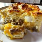 Biscuits & Gravy Breakfast Casserole