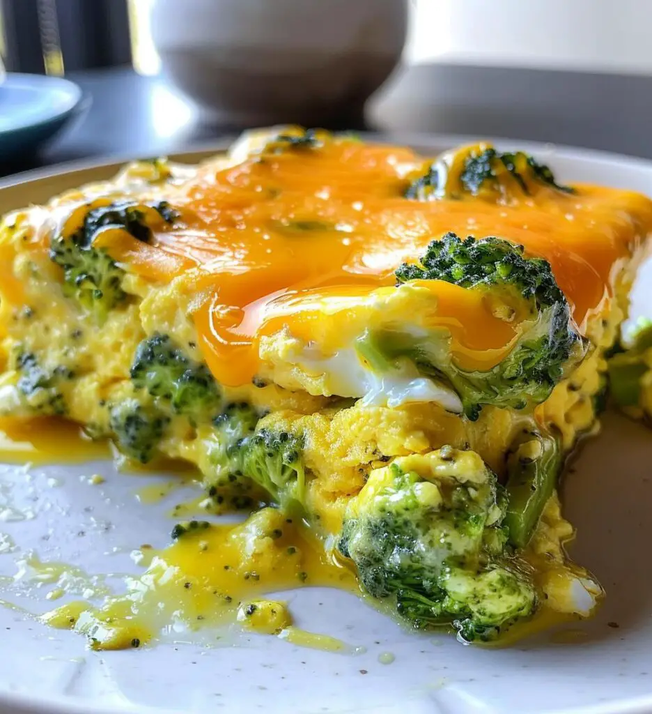 Broccoli Cheddar Egg Casserole