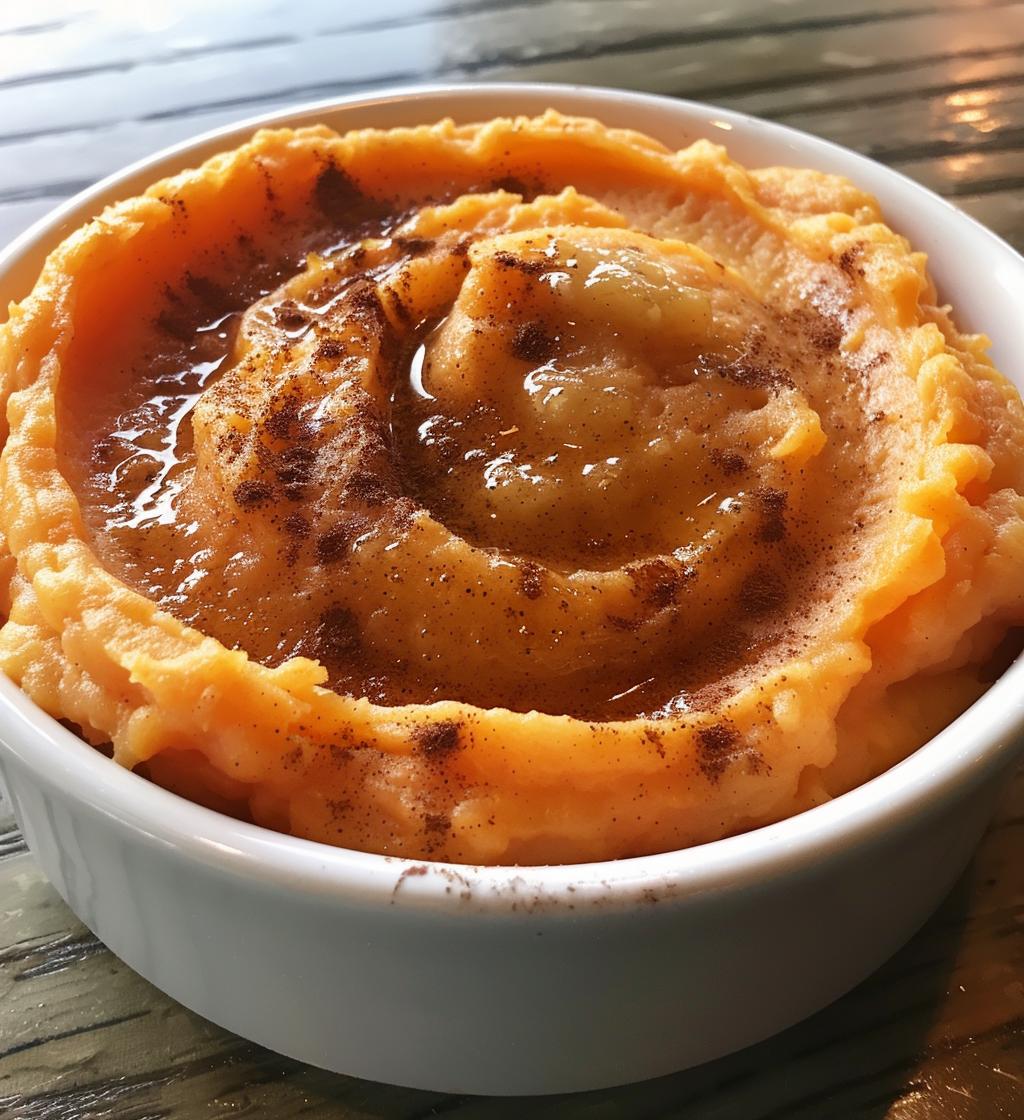 Brown Butter Mashed Sweet Potatoes