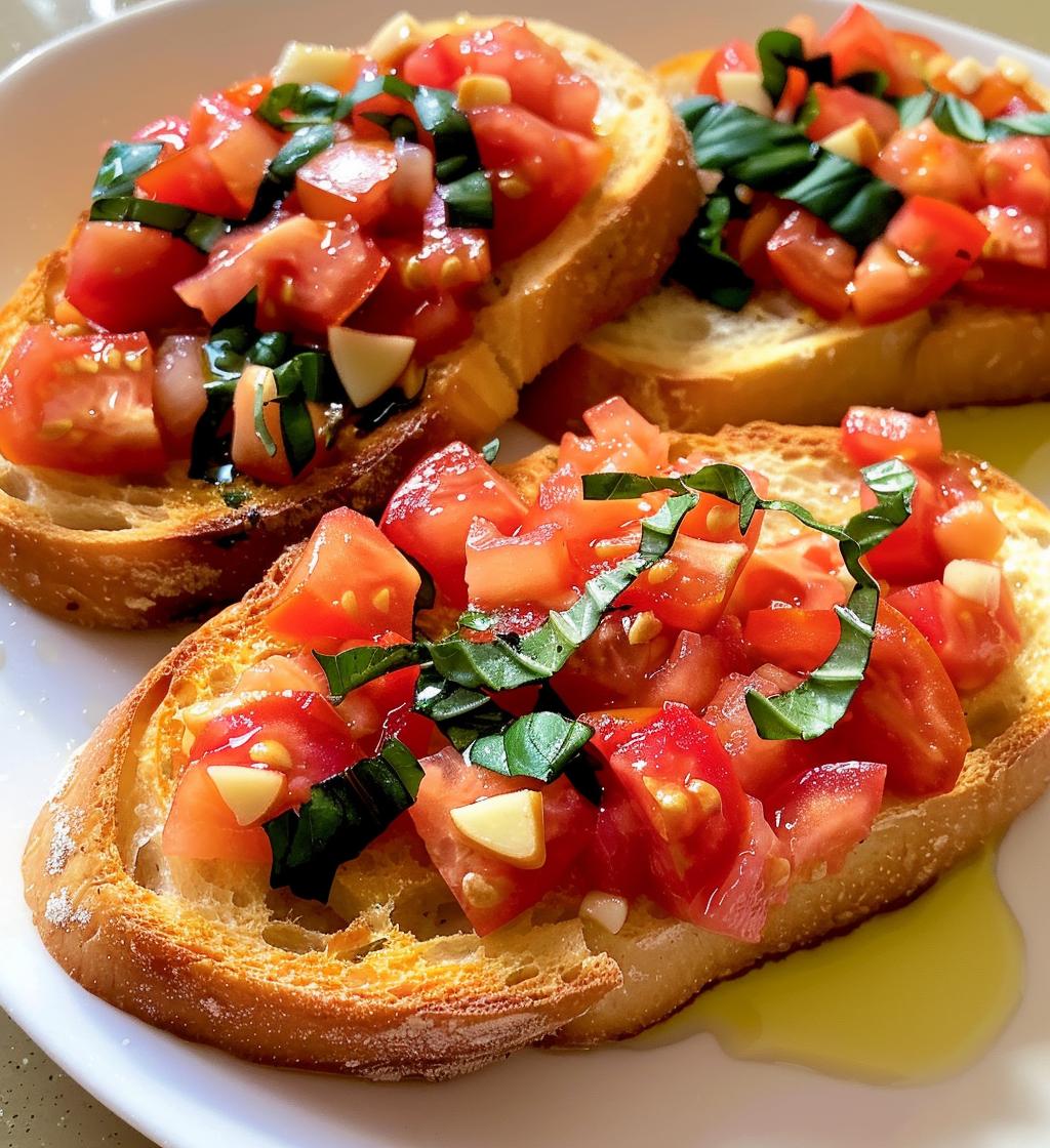 Bruschetta with Tomato & Basil