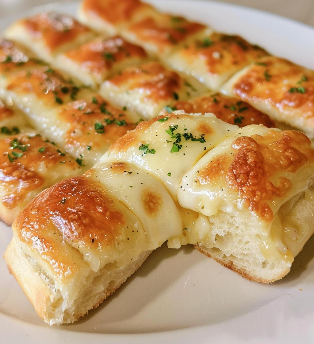 Cheesy Garlic Breadsticks - detail 1