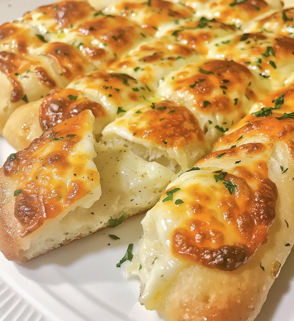 Cheesy Garlic Breadsticks