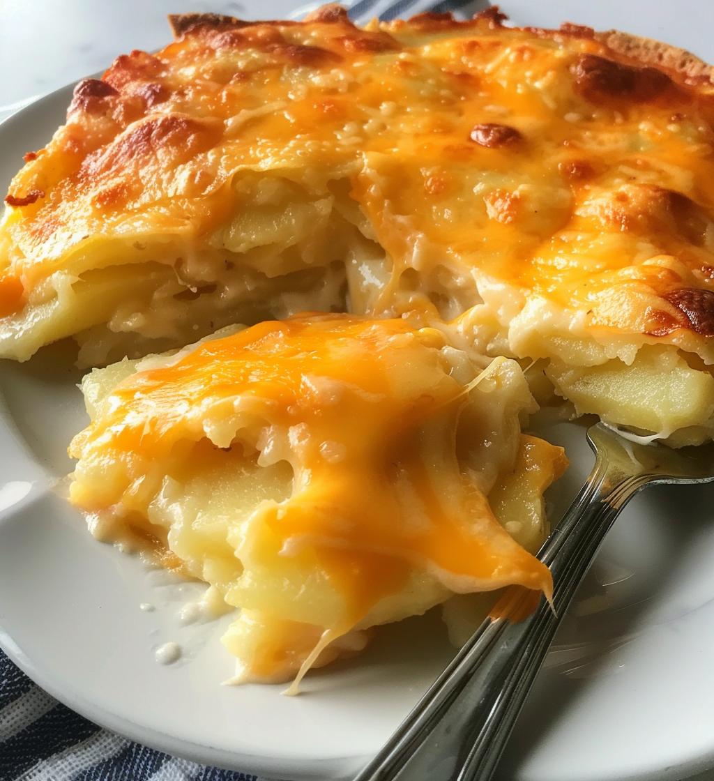Cheesy Scalloped Potatoes - detail 1