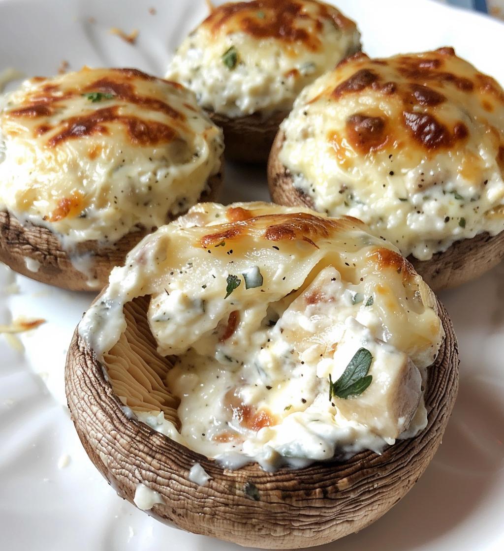 Cheesy Stuffed Mushrooms - detail 1
