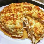 Chicken & Waffles Breakfast Bake