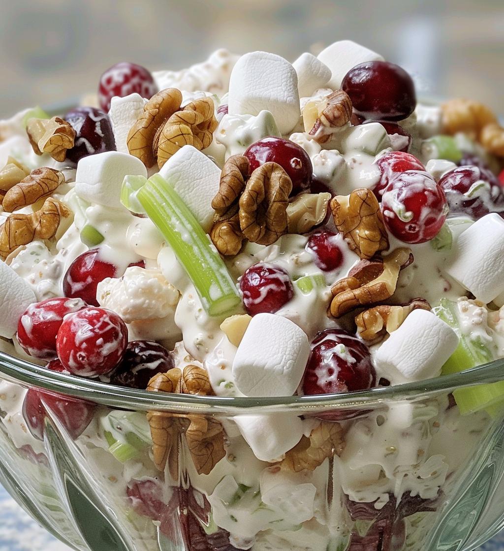Christmas Cranberry Salad - detail 1