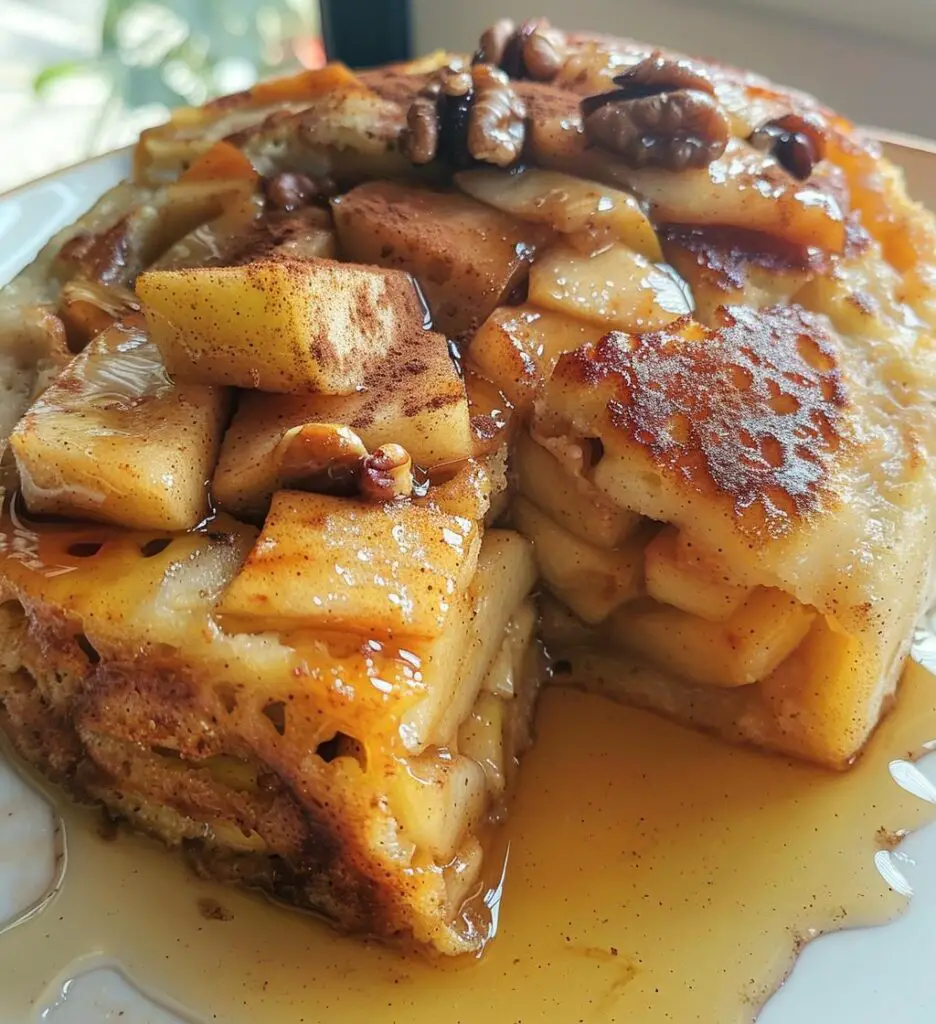 Cinnamon Apple Pancake Bake