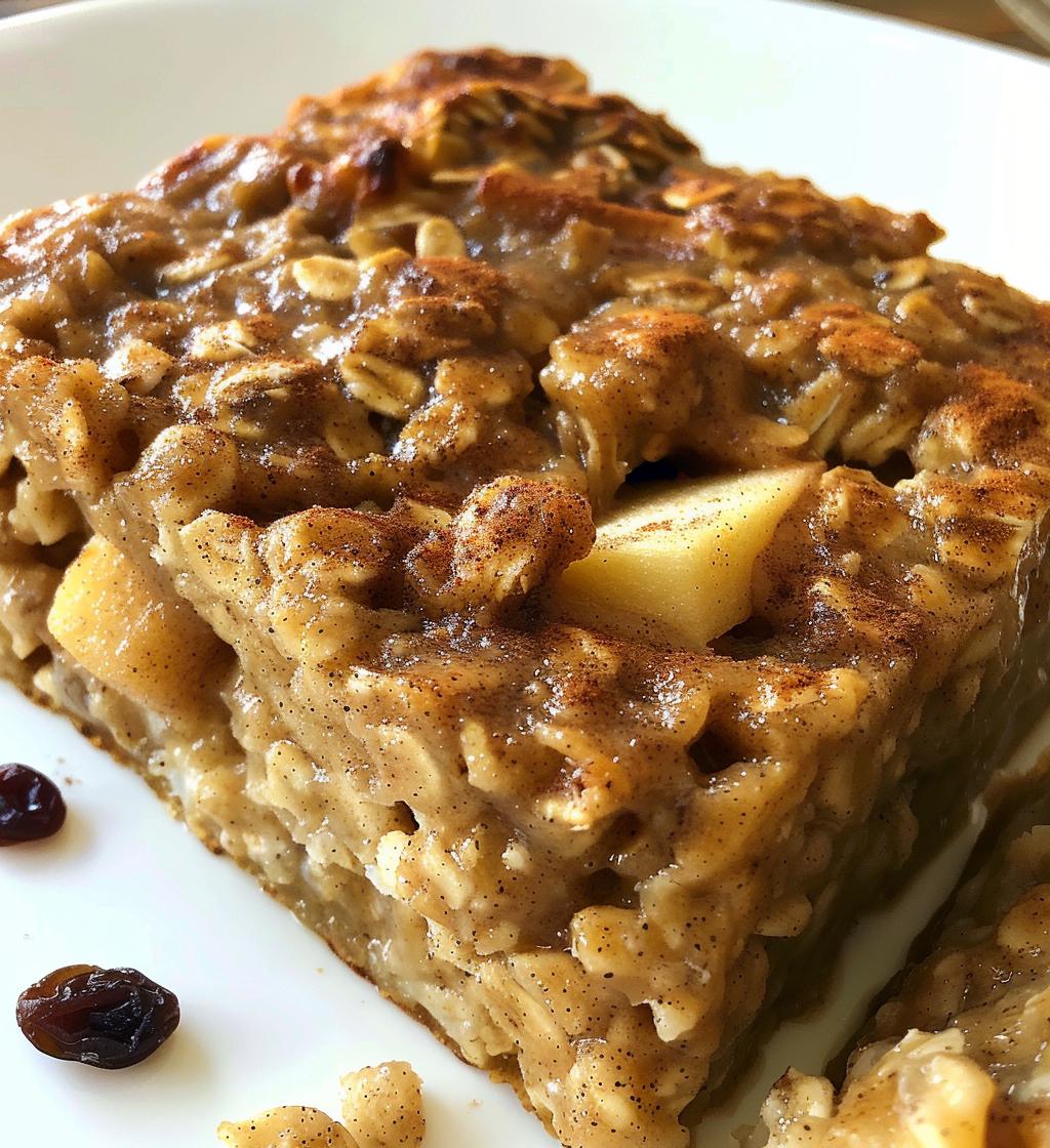 Cinnamon Spice Oatmeal Bake - detail 1