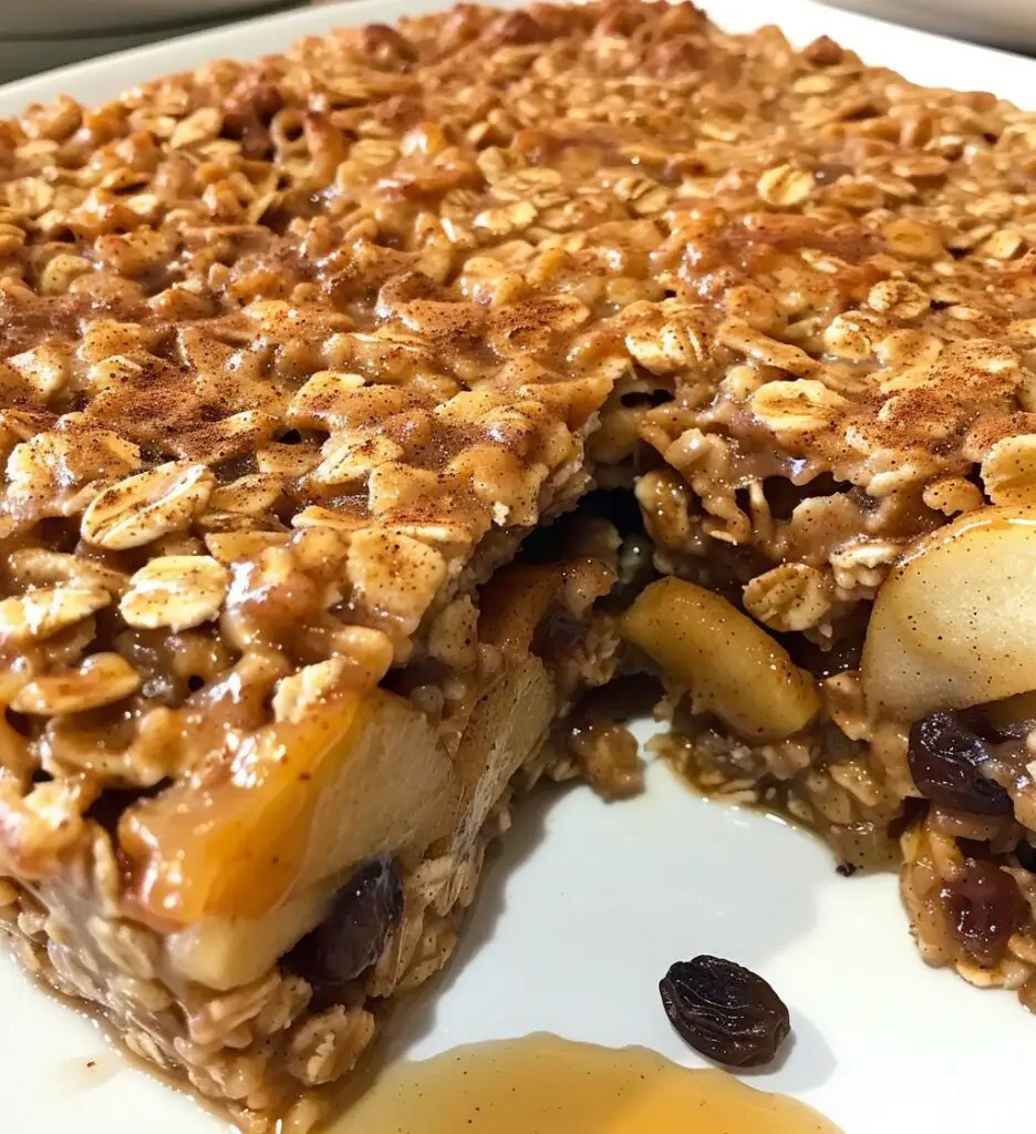 Cinnamon Spice Oatmeal Bake