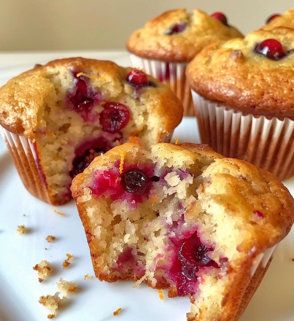 Cranberry Orange Muffins - detail 1