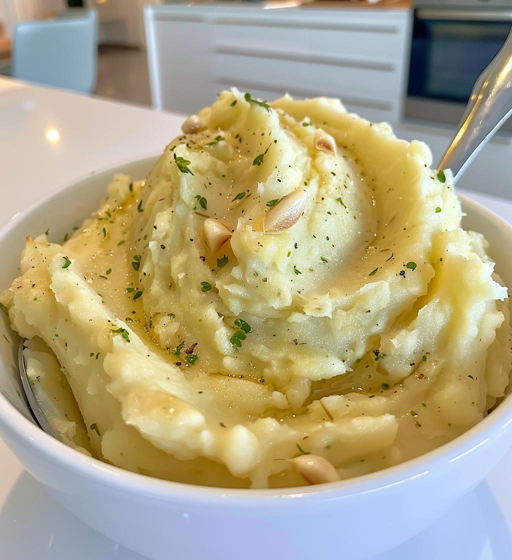 Creamy Garlic Mashed Potatoes