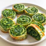 Creamy Spinach Parmesan Pinwheels