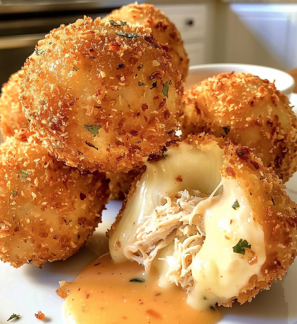 Crispy Chicken Cheese Balls