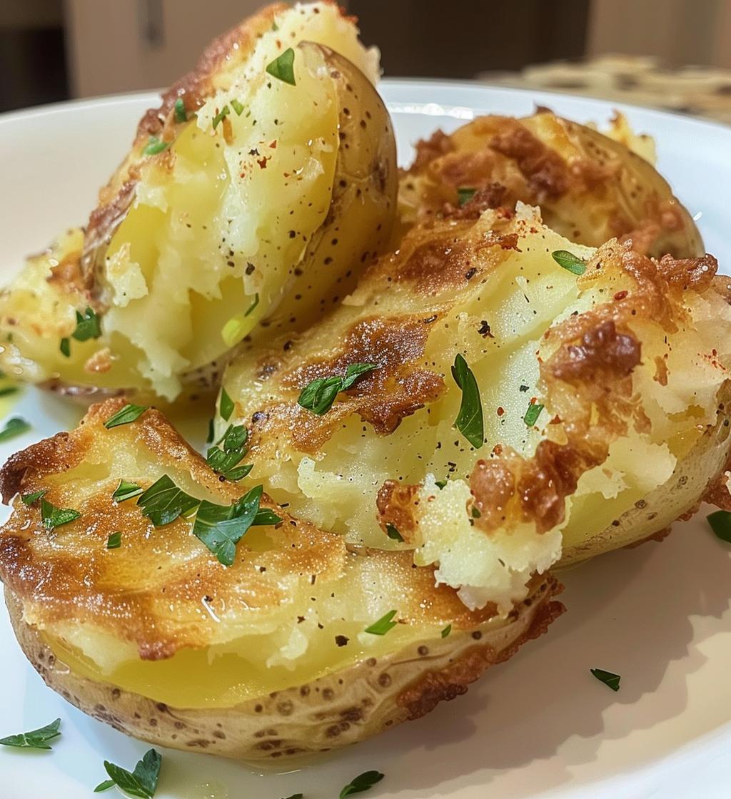Crispy Smashed Potatoes