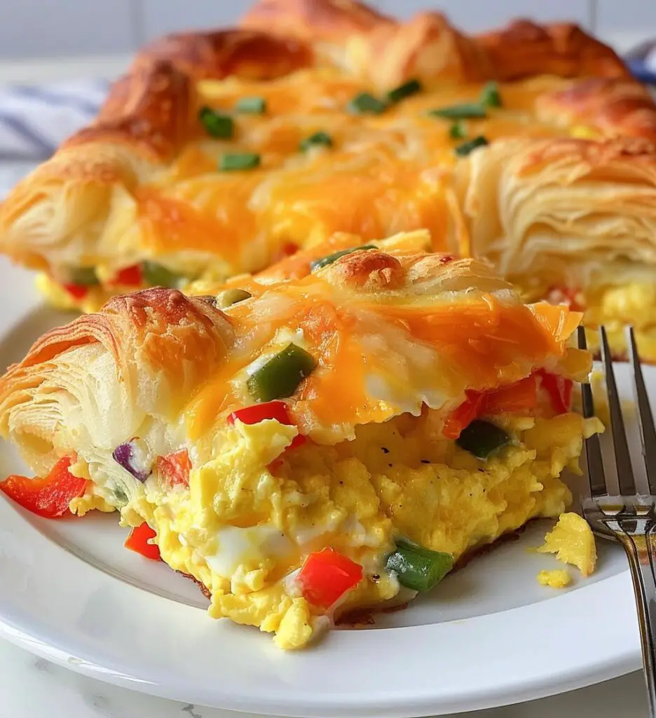 Croissant Breakfast Casserole