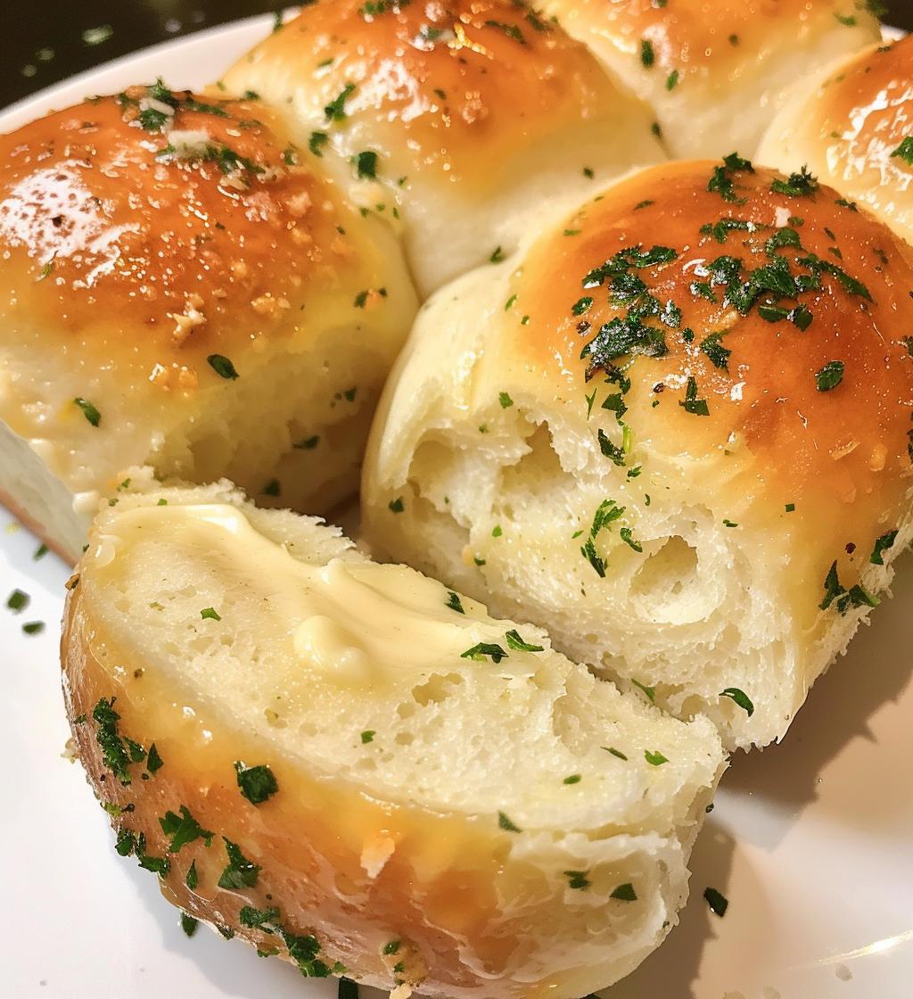 Garlic Butter Dinner Rolls - detail 1
