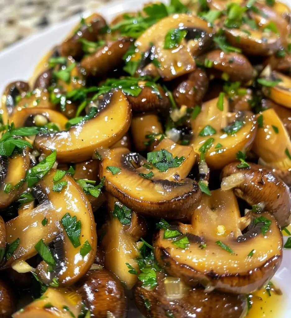 Garlic Herb Mushrooms