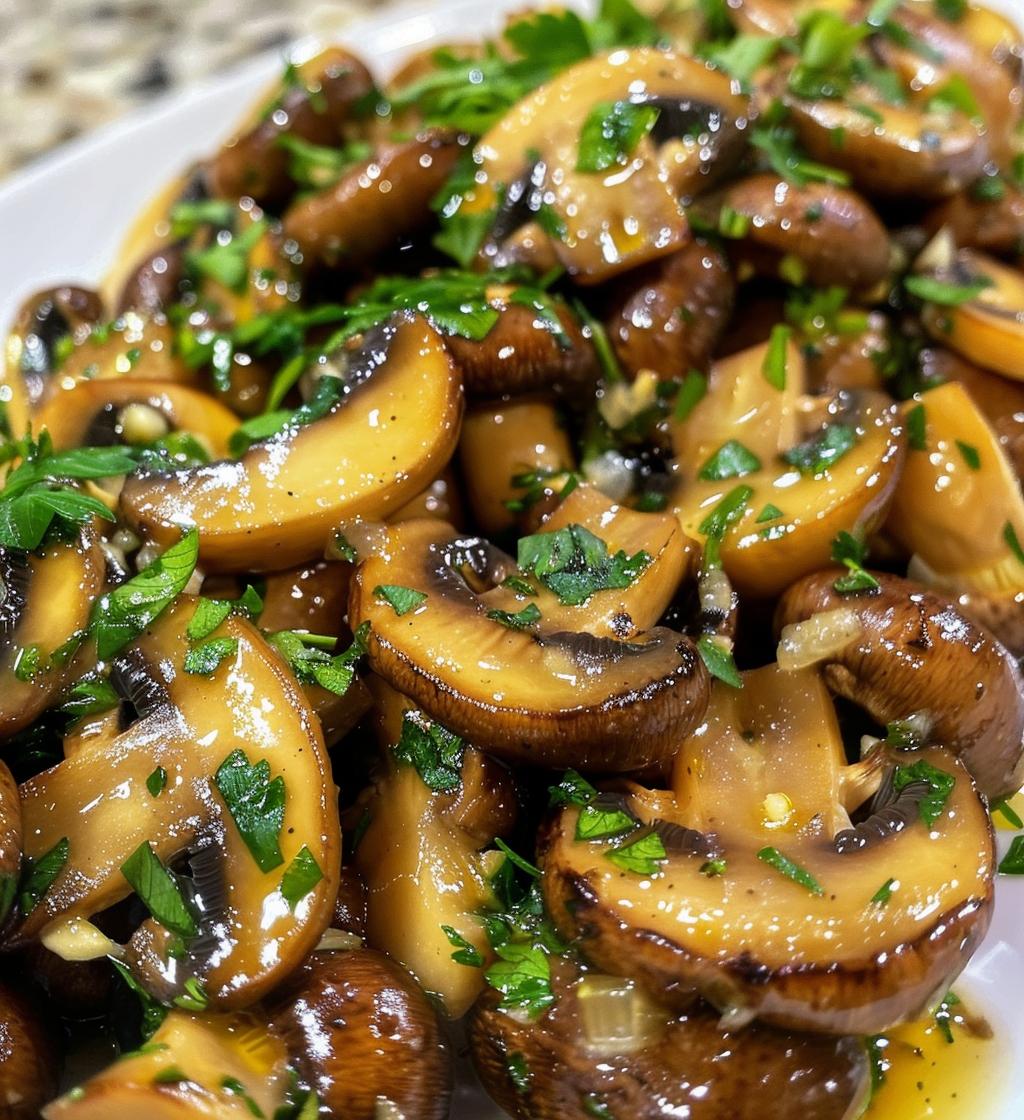 Garlic Herb Mushrooms