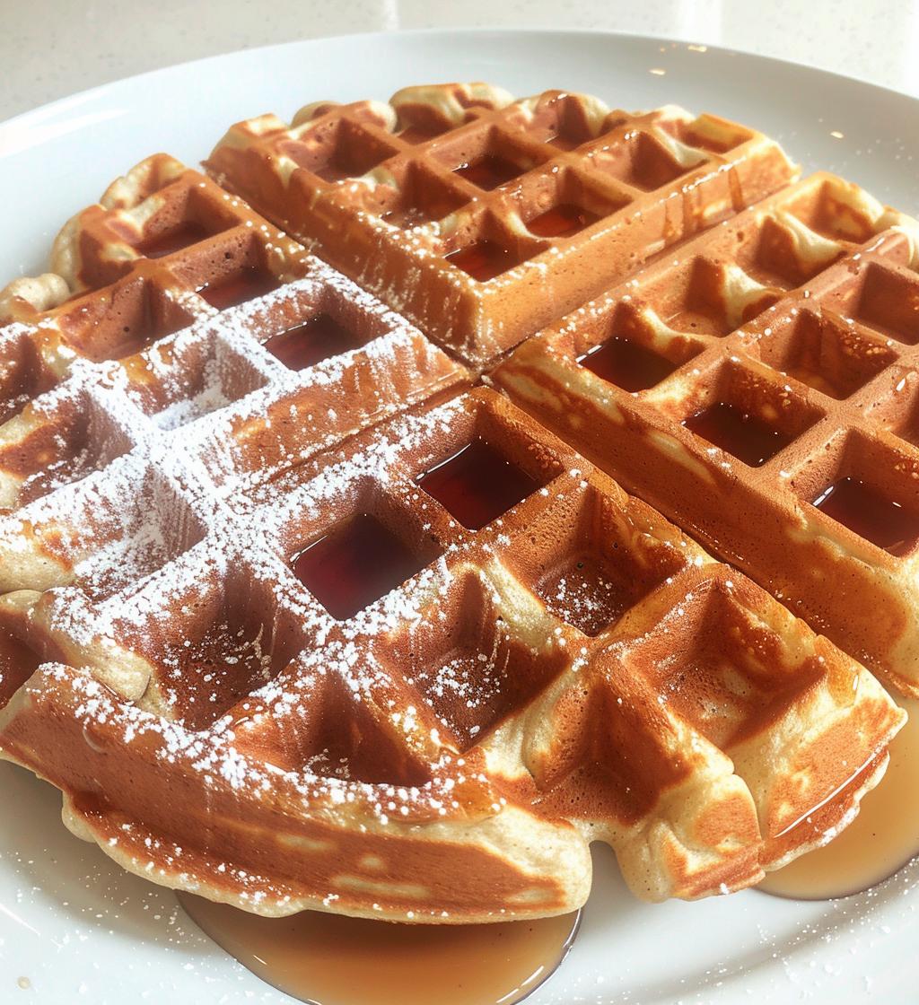 Gingerbread Waffles - detail 1