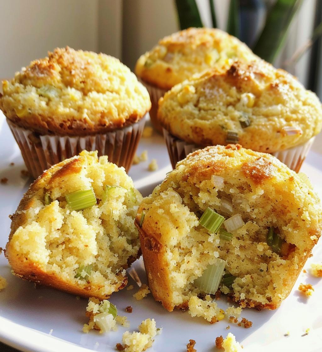 Holiday Cornbread Stuffing Muffins - detail 1