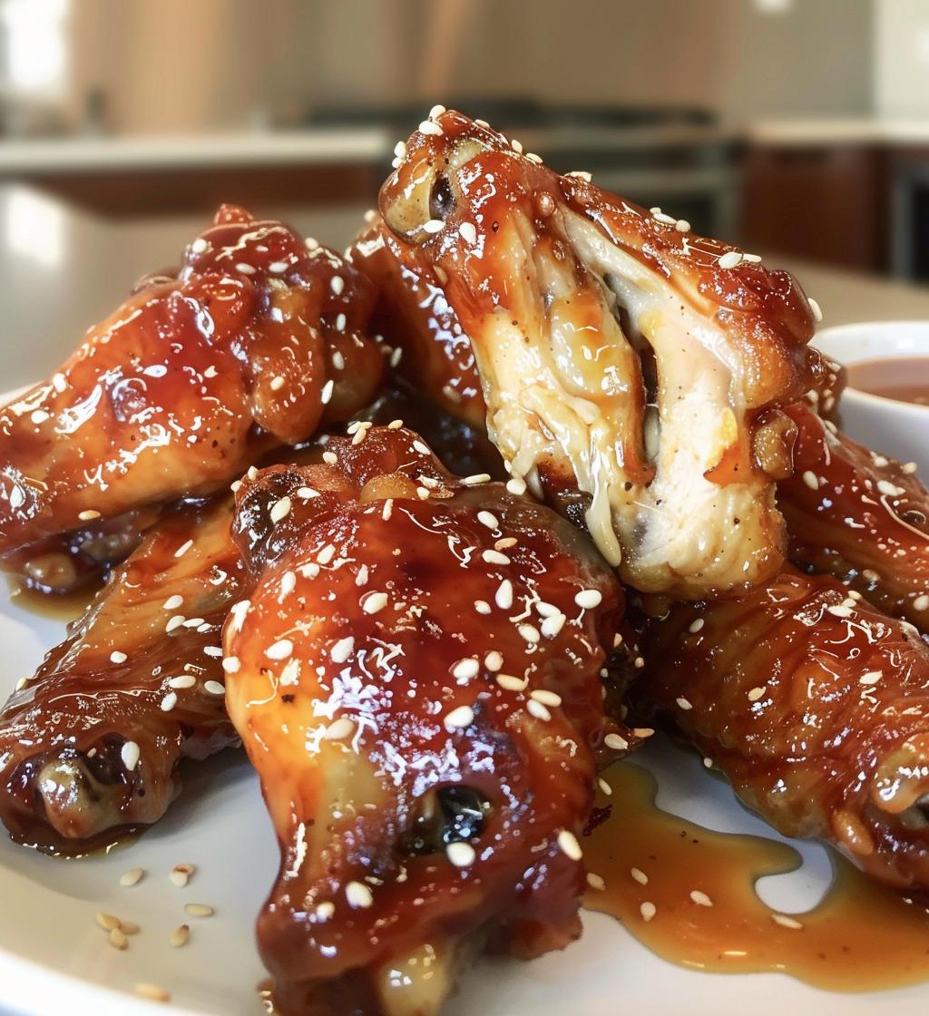 Honey Garlic Chicken Wings