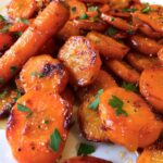 Honey Garlic Roasted Carrots
