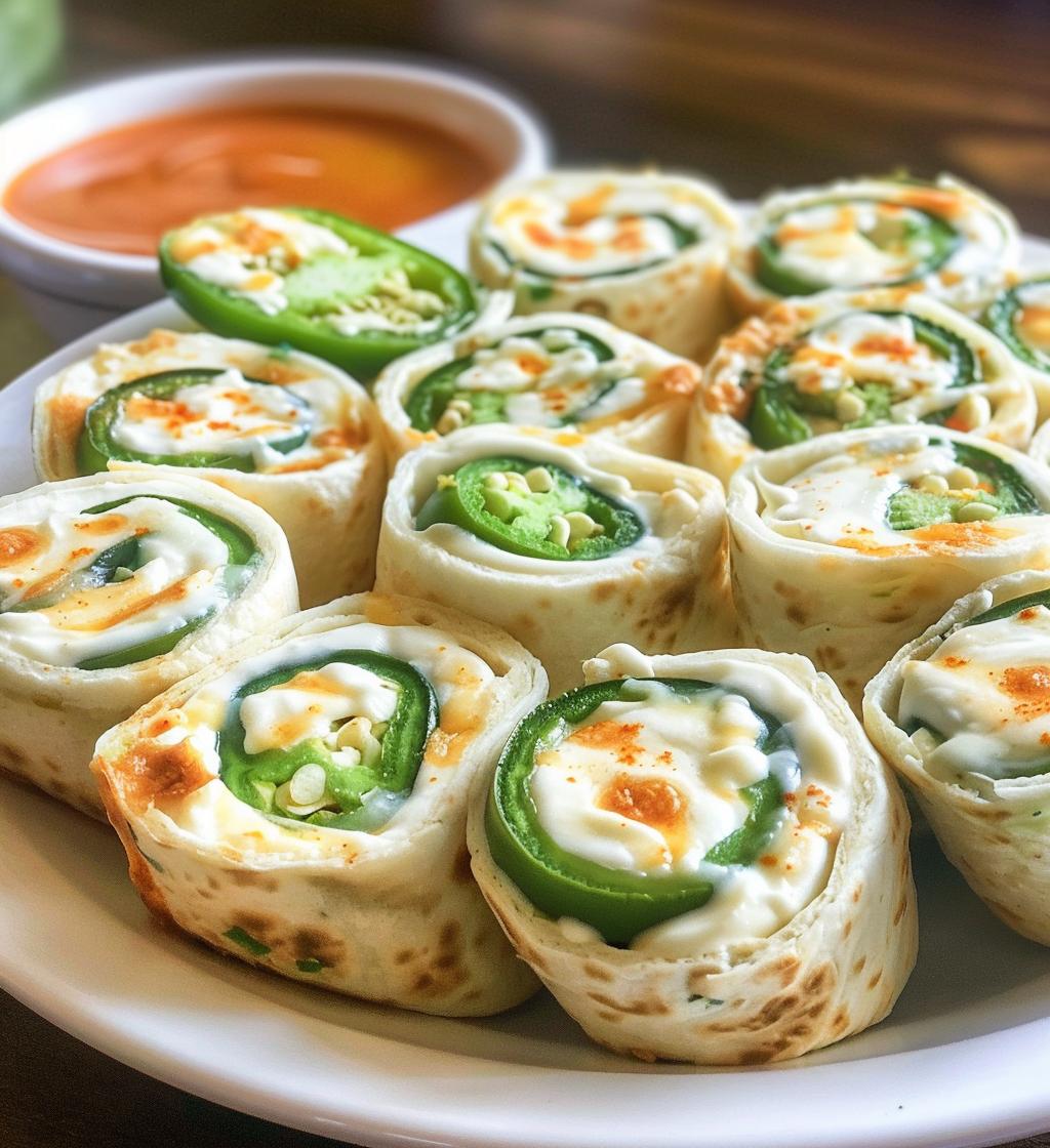 Jalapeño Popper Pinwheels