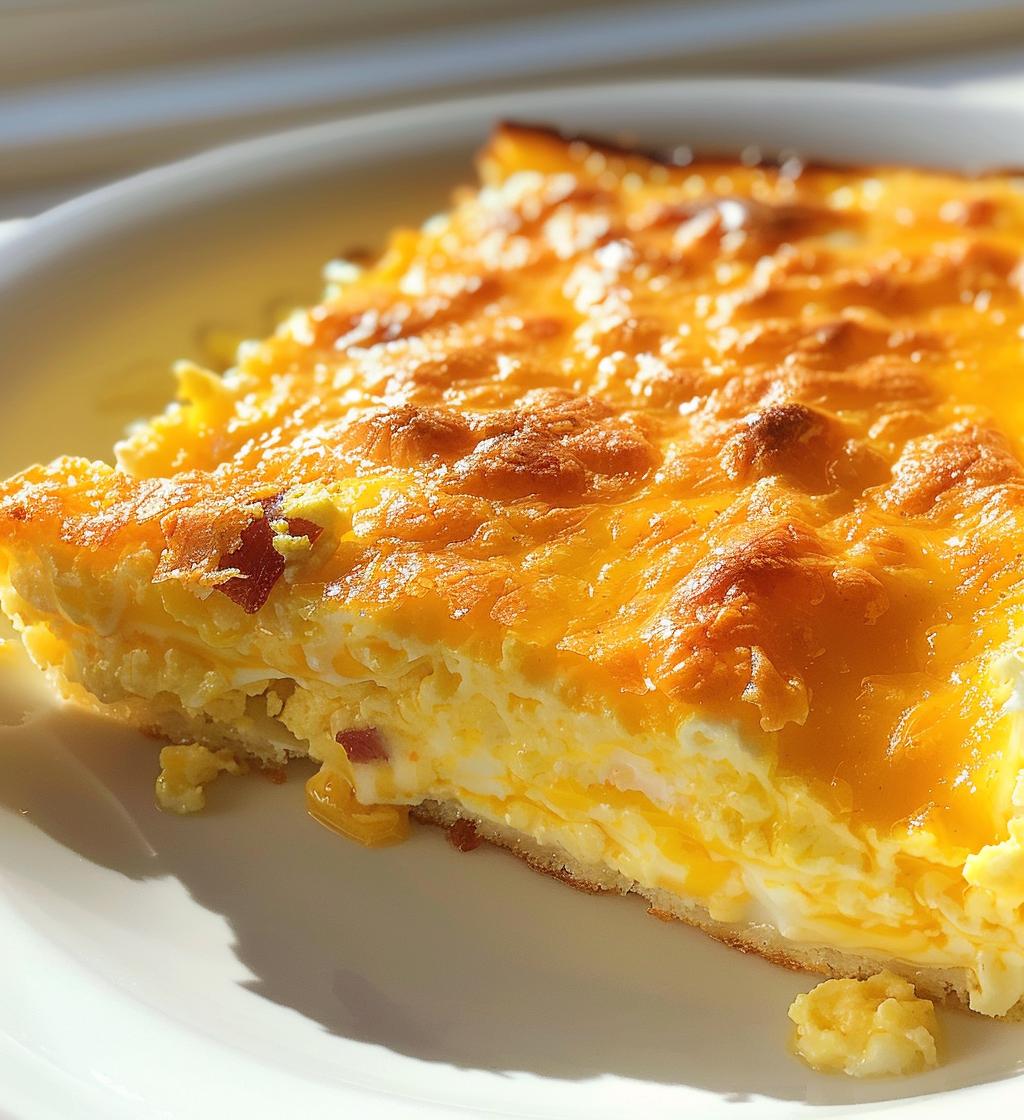 Keto Egg & Cheese Breakfast Bake
