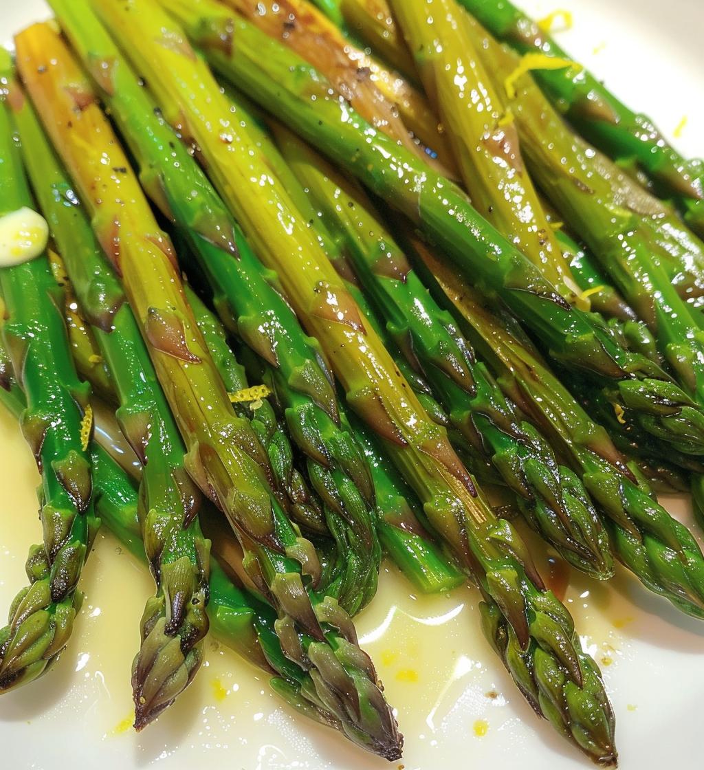 Lemon Butter Asparagus - detail 1