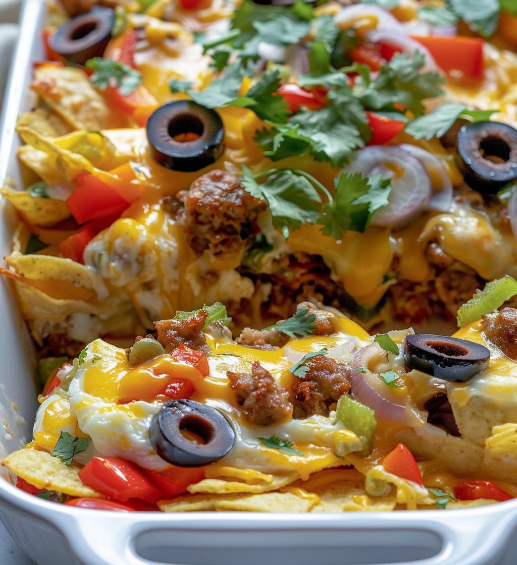 Loaded Breakfast Nacho Casserole - detail 1
