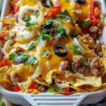 Loaded Breakfast Nacho Casserole