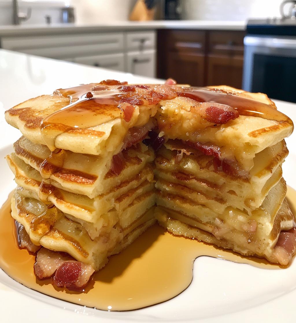 Maple Bacon Pancake Bake