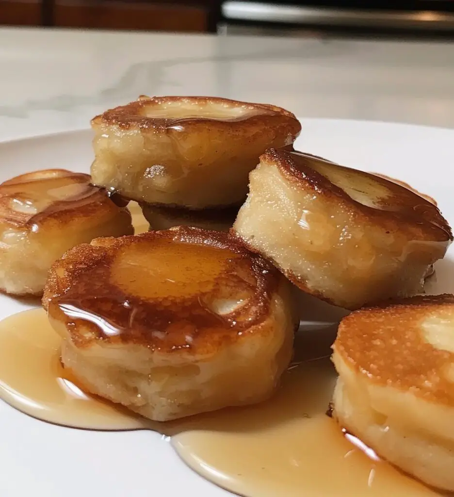 Maple Bacon Pancake Bites (can remove bacon)