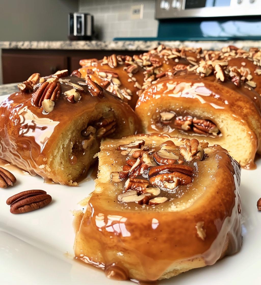 Maple Pecan Sticky Buns - detail 1