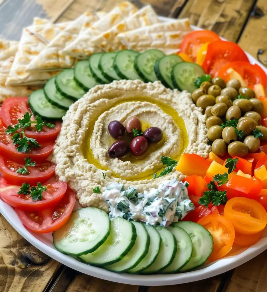 Mediterranean Hummus Platter