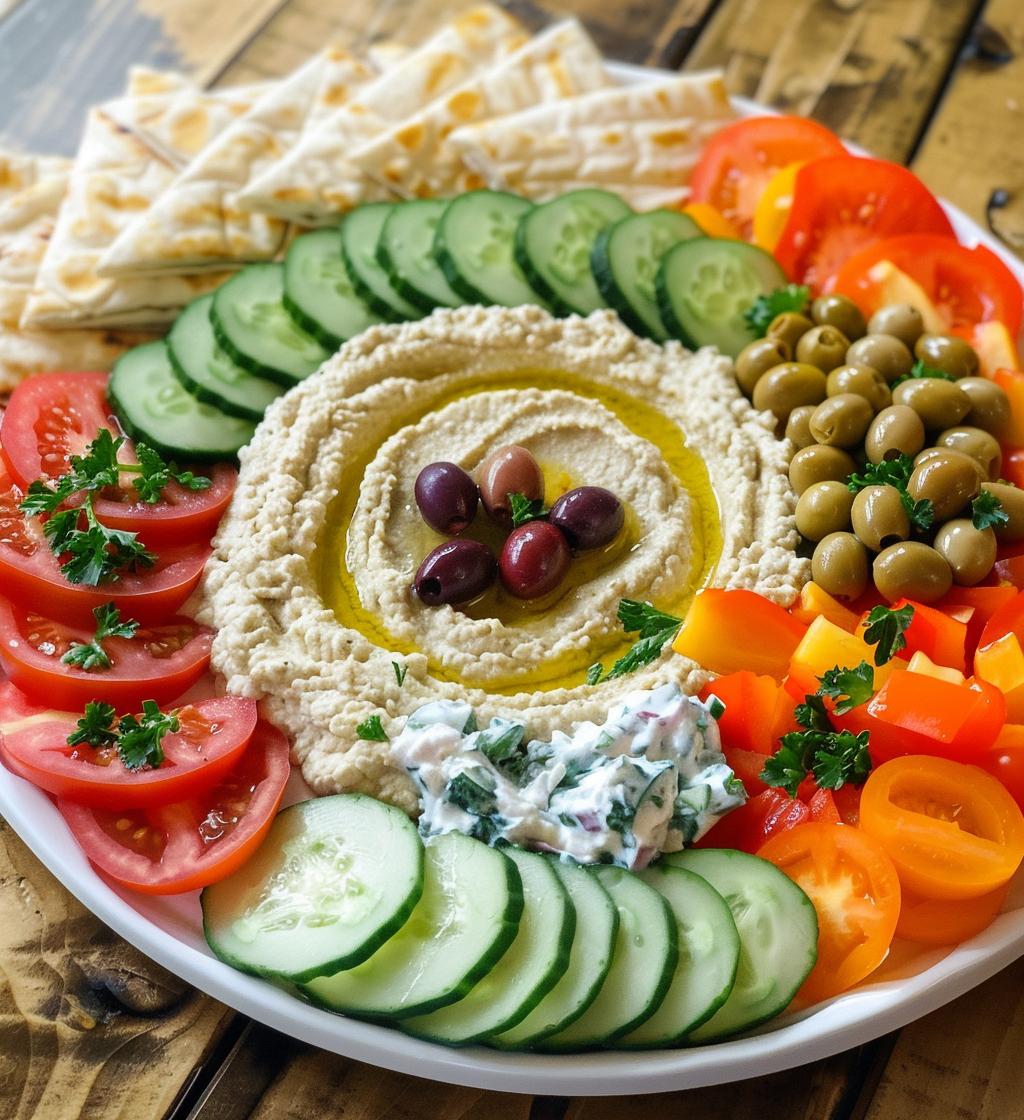 Mediterranean Hummus Platter