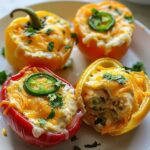 Nacho Cheese Stuffed Mini Peppers