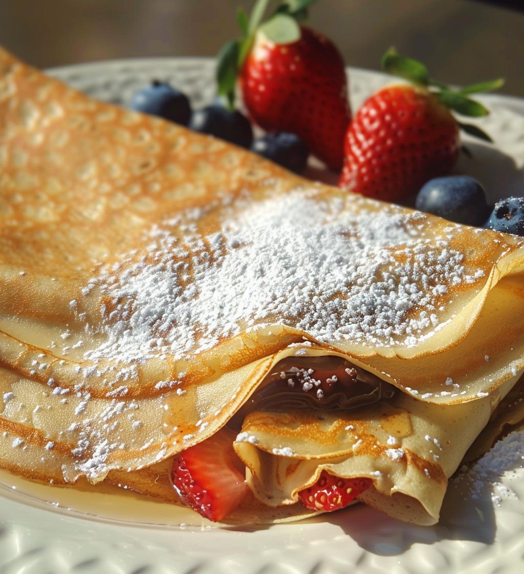 Nutella Stuffed Crepes - detail 1