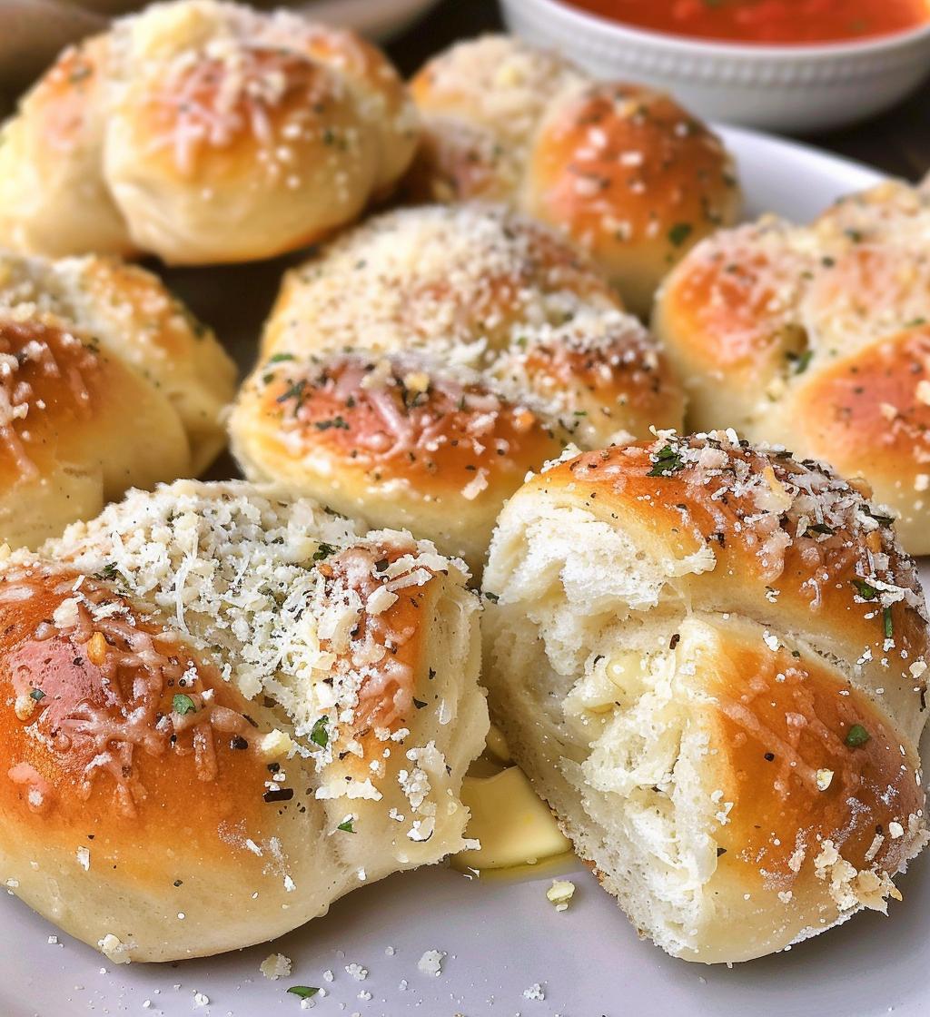 Parmesan Garlic Knots - detail 1