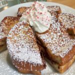 Peppermint Hot Chocolate French Toast