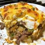 Philly Cheesesteak Breakfast Casserole