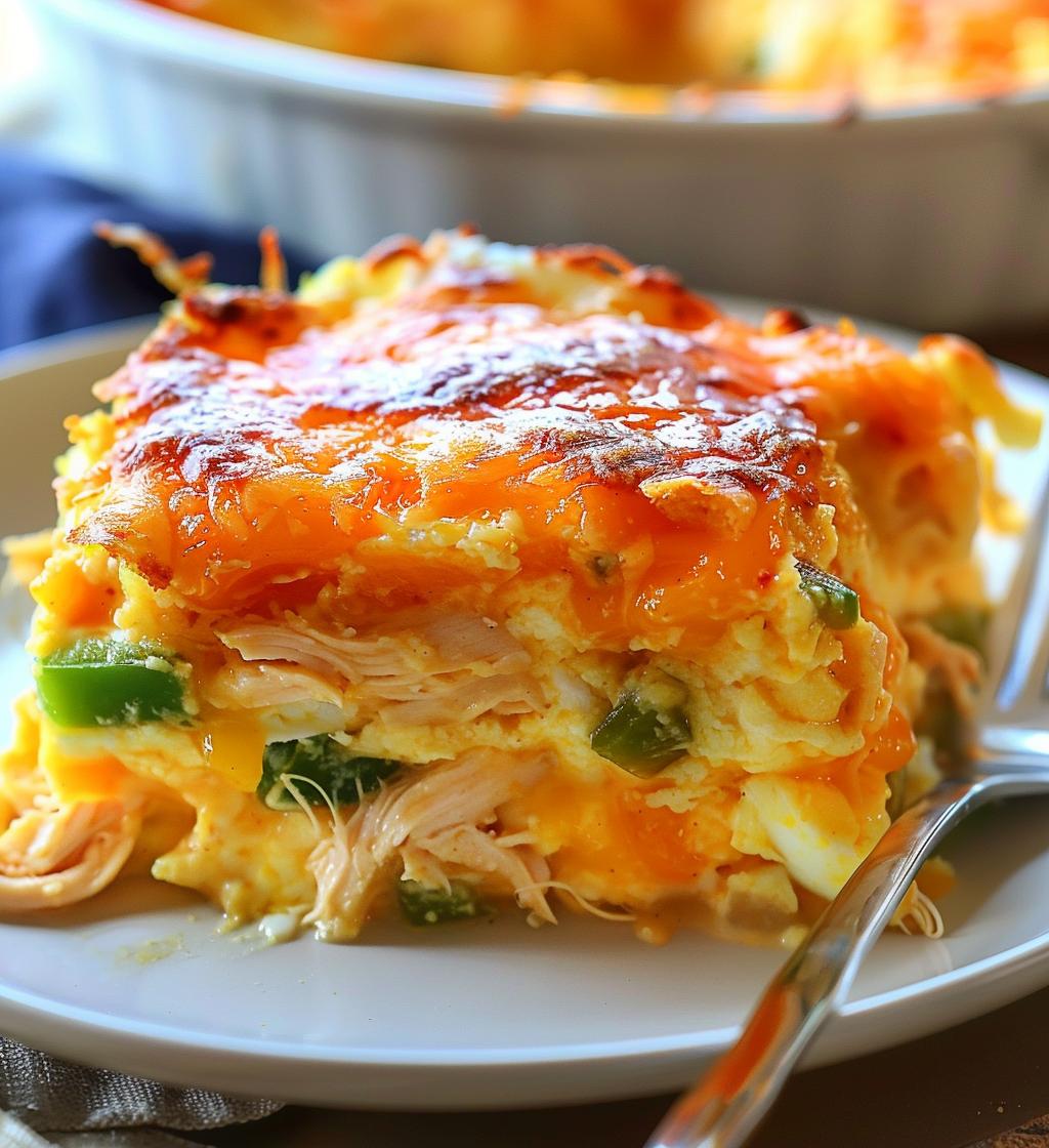 Ranch Chicken Breakfast Casserole - detail 1