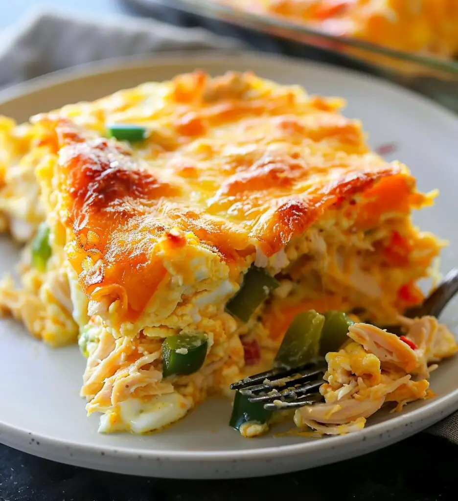 Ranch Chicken Breakfast Casserole