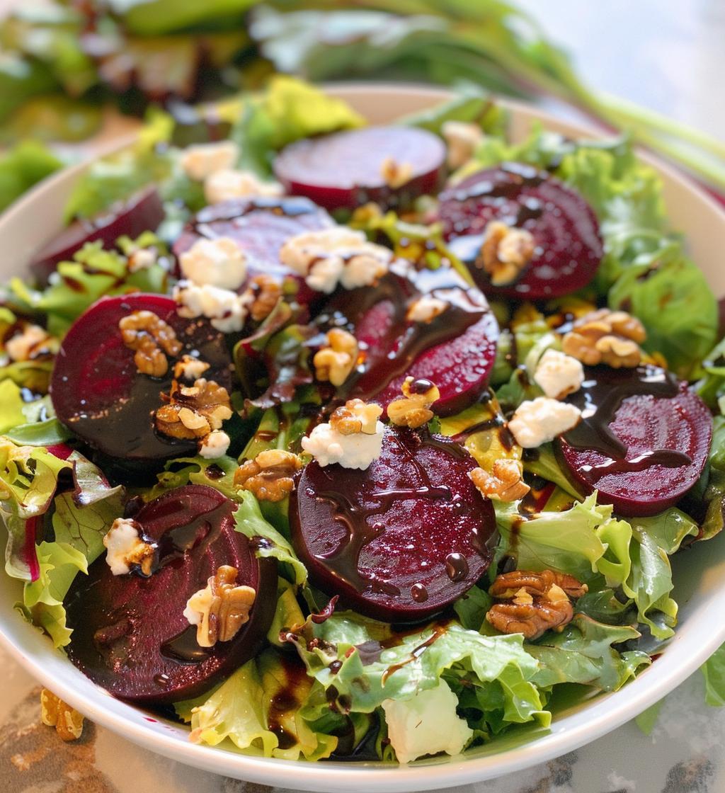 Roasted Beet & Goat Cheese Salad - detail 1