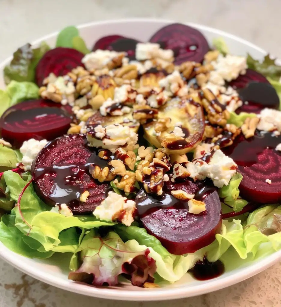 Roasted Beet & Goat Cheese Salad