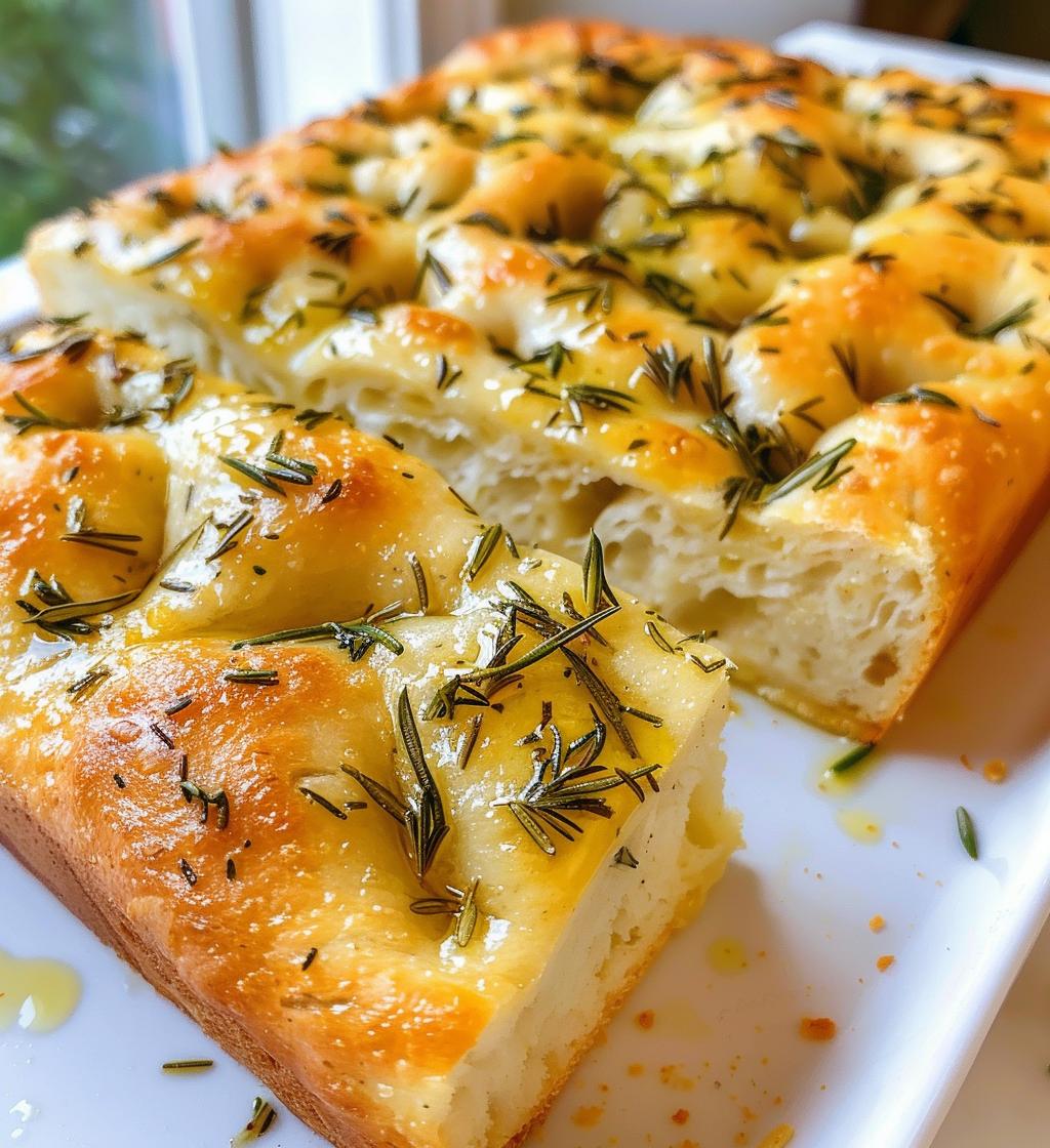 Rosemary Focaccia - detail 1