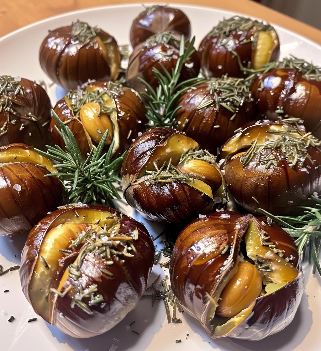 Rosemary Roasted Chestnuts